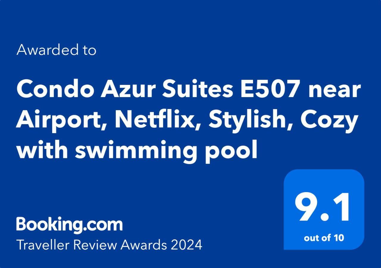 Condo Azur Suites E507 Near Airport, Netflix, Stylish, Cozy With Swimming Pool Lapu-Lapu City Bagian luar foto