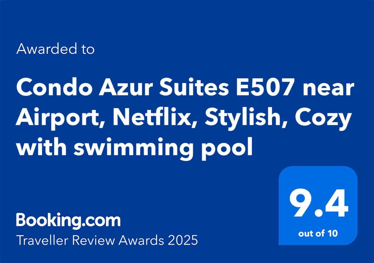 Condo Azur Suites E507 Near Airport, Netflix, Stylish, Cozy With Swimming Pool Lapu-Lapu City Bagian luar foto